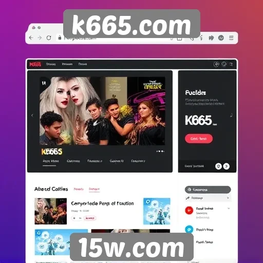 Evolução da interface do usuário em k665.com
